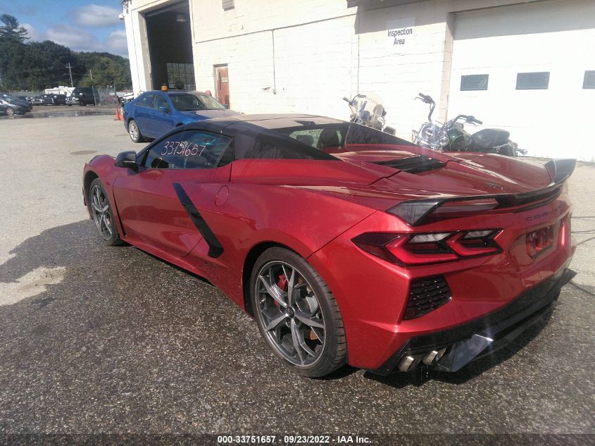 Auctioneer Claims This 2023 Corvette That Got A Salvage Title After Just 245 Miles Can Be Restored For $47k