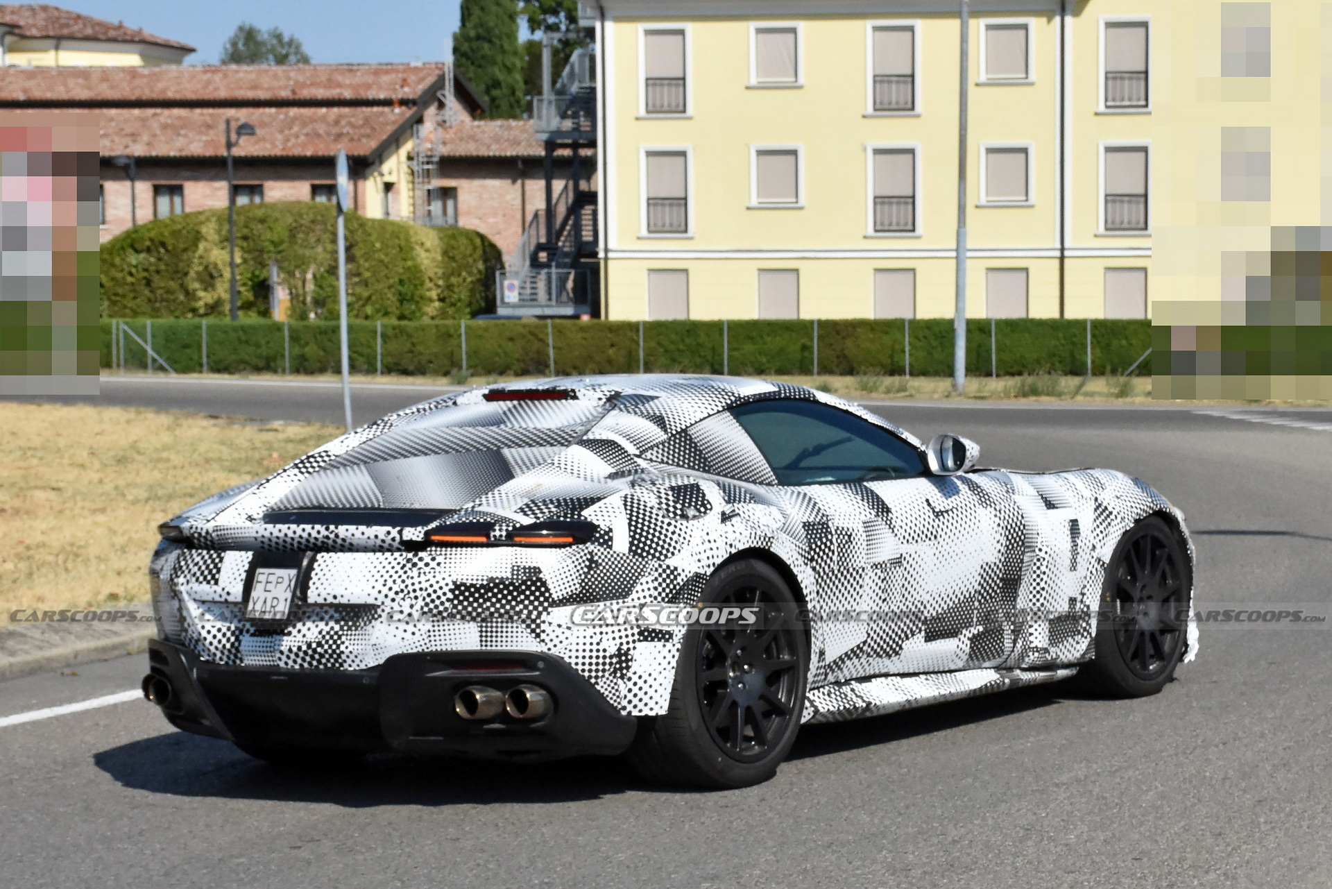 Hiding Under This Wonky V12 Ferrari Roma Mule Is The 812’s Successor