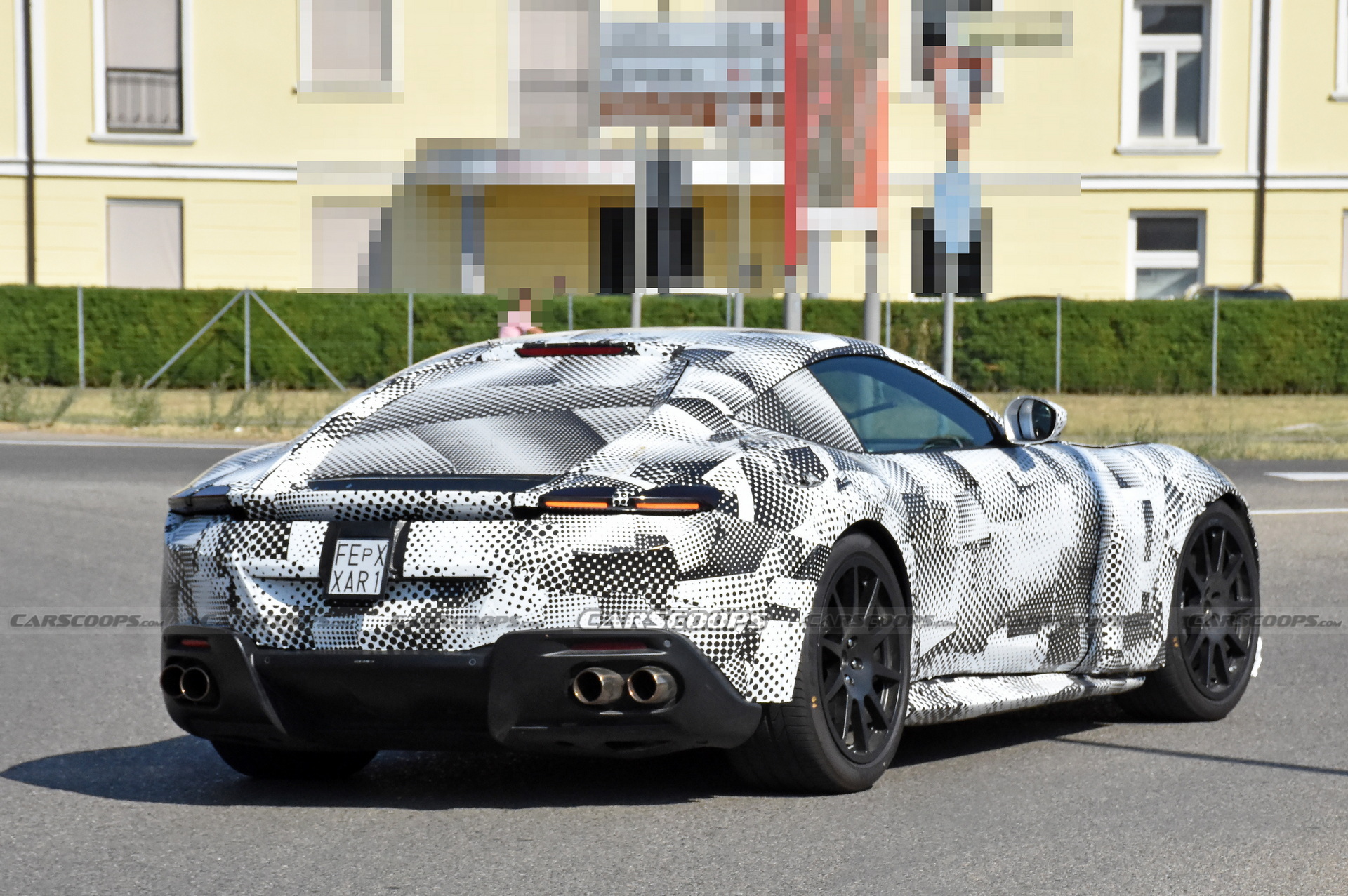 Hiding Under This Wonky V12 Ferrari Roma Mule Is The 812’s Successor