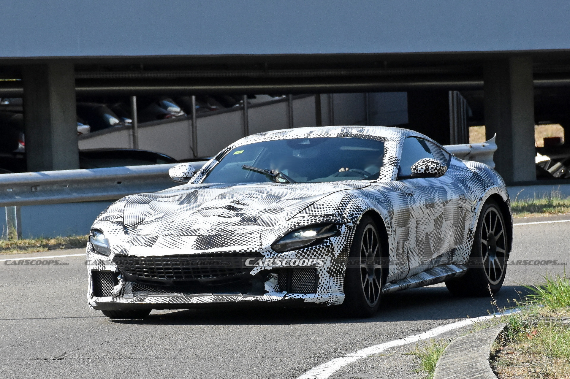 Hiding Under This Wonky V12 Ferrari Roma Mule Is The 812’s Successor