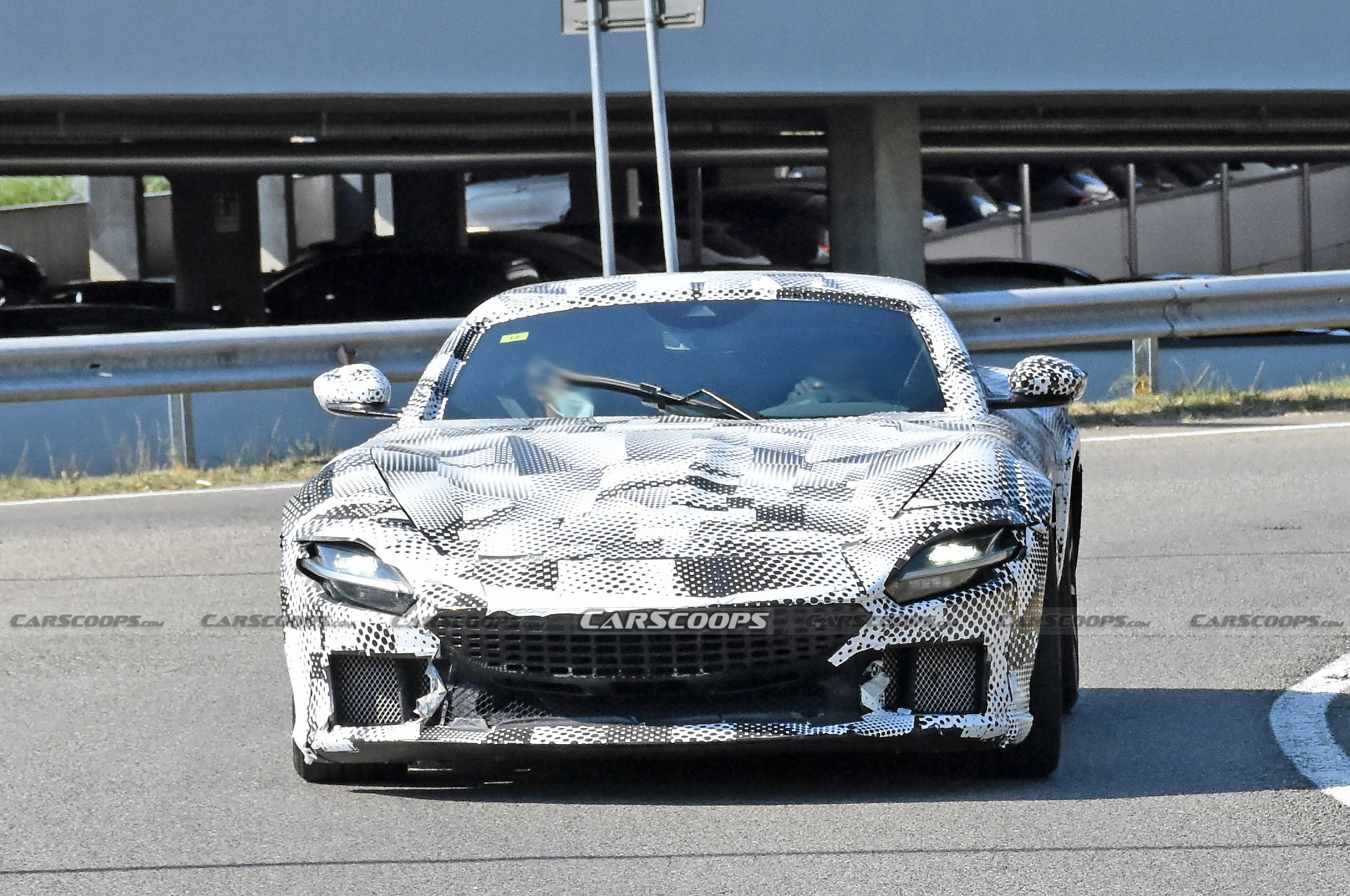 Hiding Under This Wonky V12 Ferrari Roma Mule Is The 812’s Successor