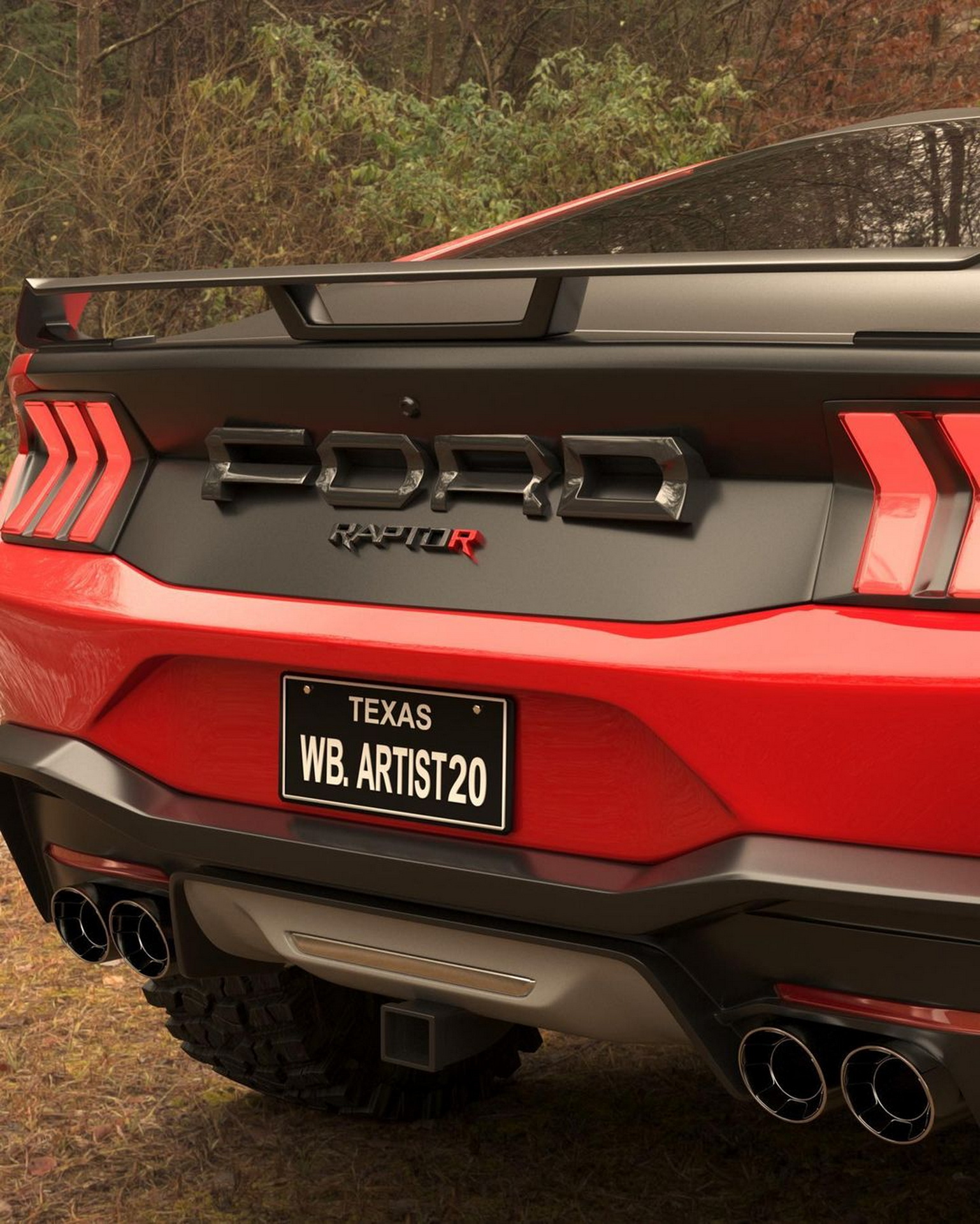 Ford Mustang Raptor R Is An Imaginary Jacked-Up Pony That We’d Love To See In Reality