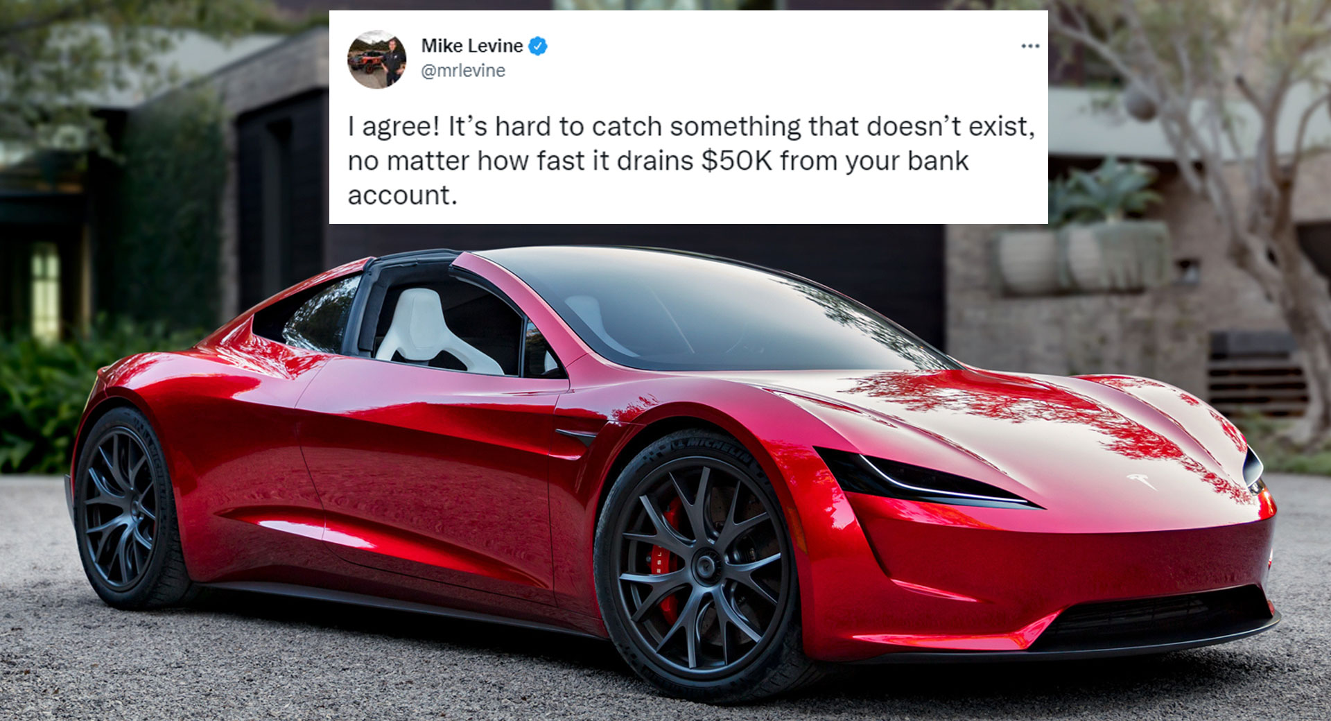 Vaporware ?  Un responsable de Ford déclare que le Tesla Roadster est difficile à attraper car il « n’existe pas »