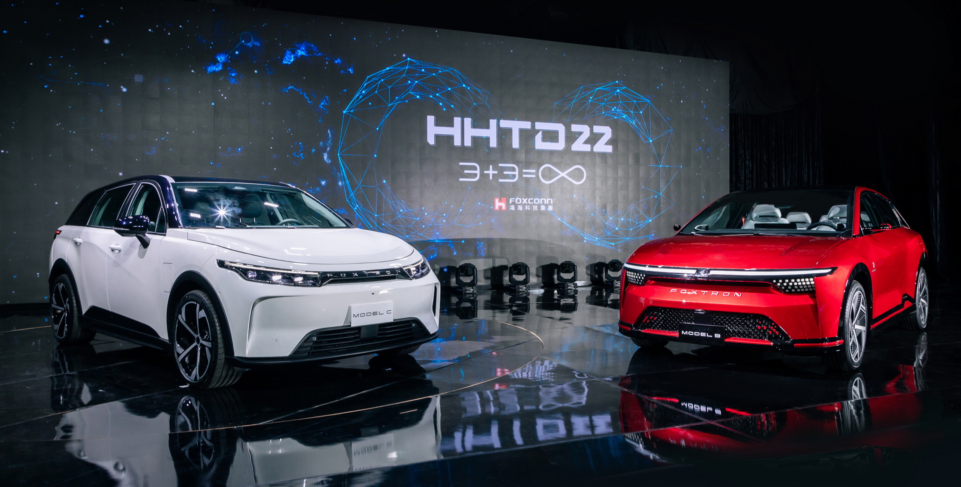 Foxconn Debuts Electric Model B Compact SUV And Model V Pickup Prototypes