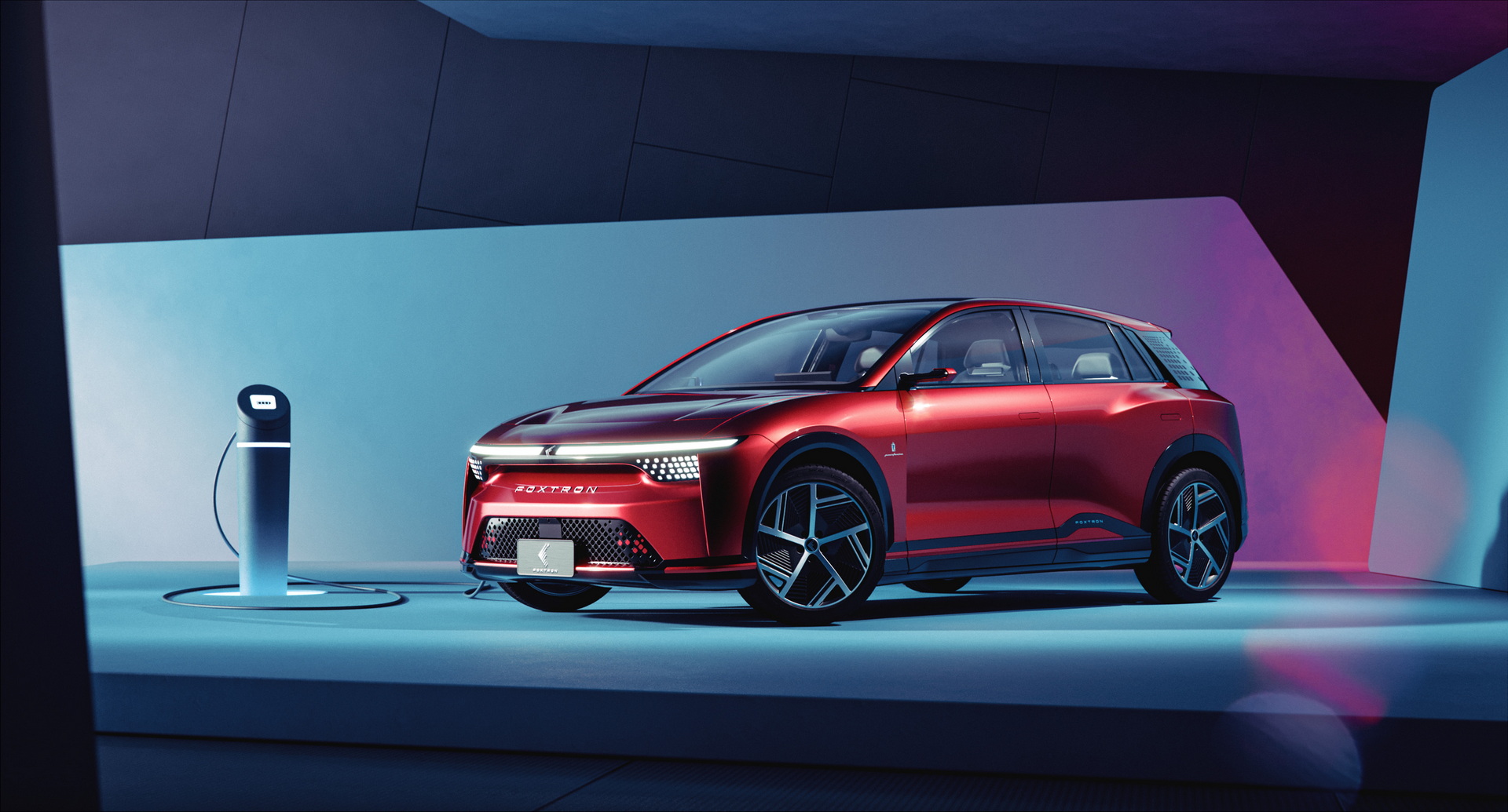 Foxconn Debuts Electric Model B Compact SUV And Model V Pickup Prototypes