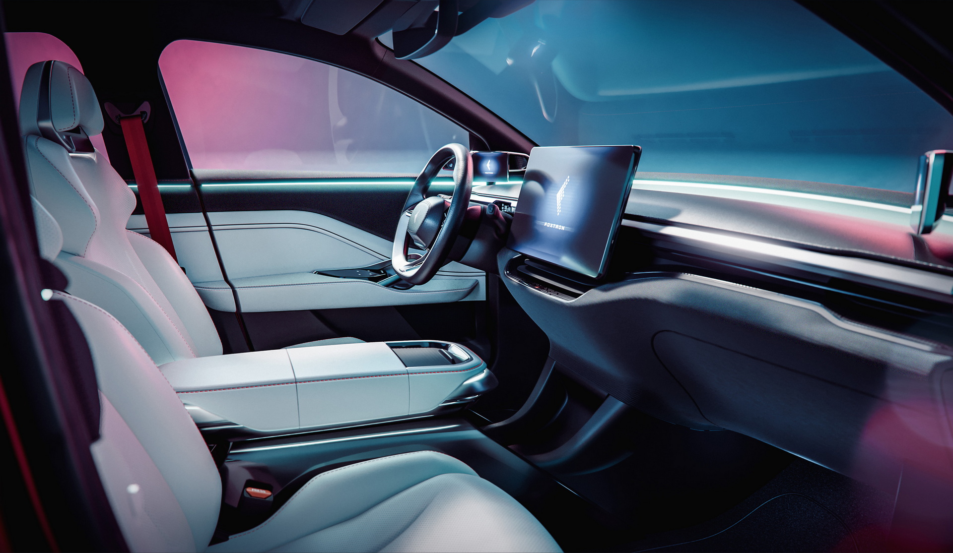 Foxconn Debuts Electric Model B Compact SUV And Model V Pickup Prototypes