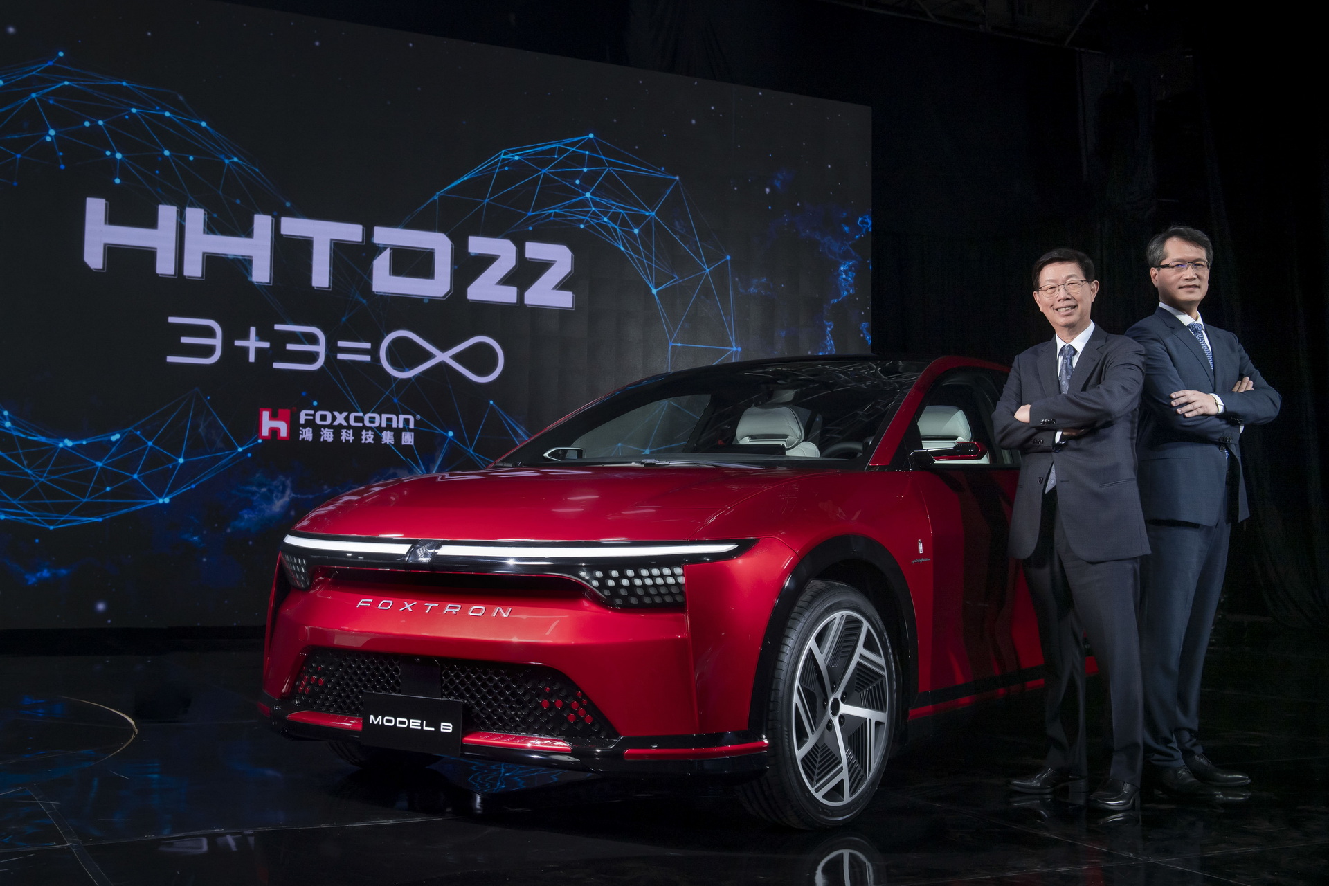 Foxconn Debuts Electric Model B Compact SUV And Model V Pickup Prototypes