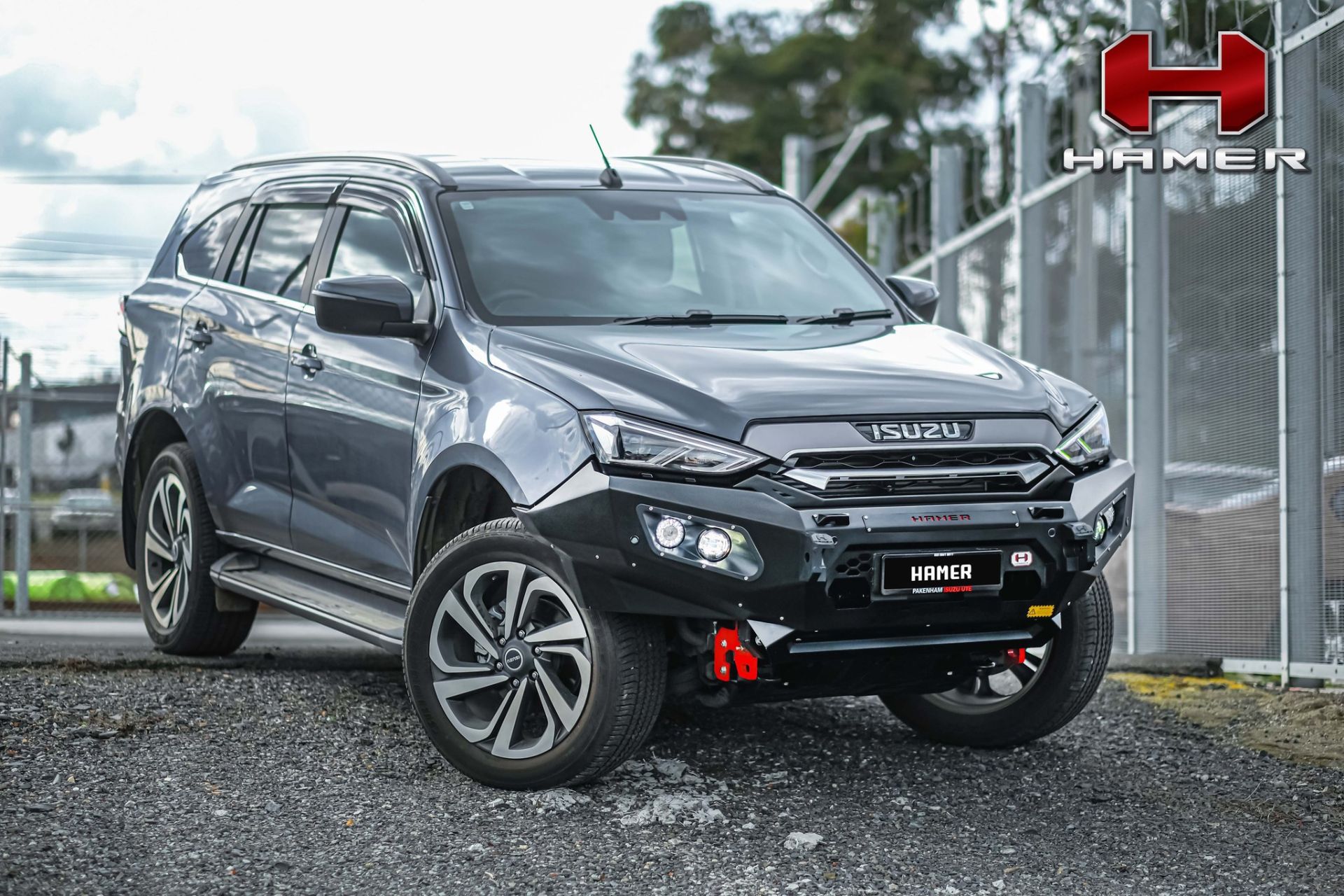Isuzu MU-X Gains High-Clearance Off-Road Steel Bumper Courtesy Of Hamer4x4