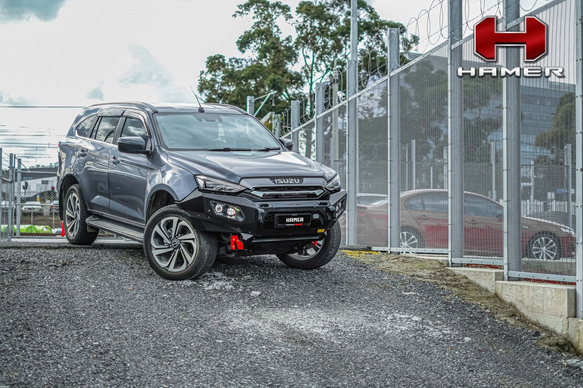 Isuzu MU-X Gains High-Clearance Off-Road Steel Bumper Courtesy Of Hamer4x4