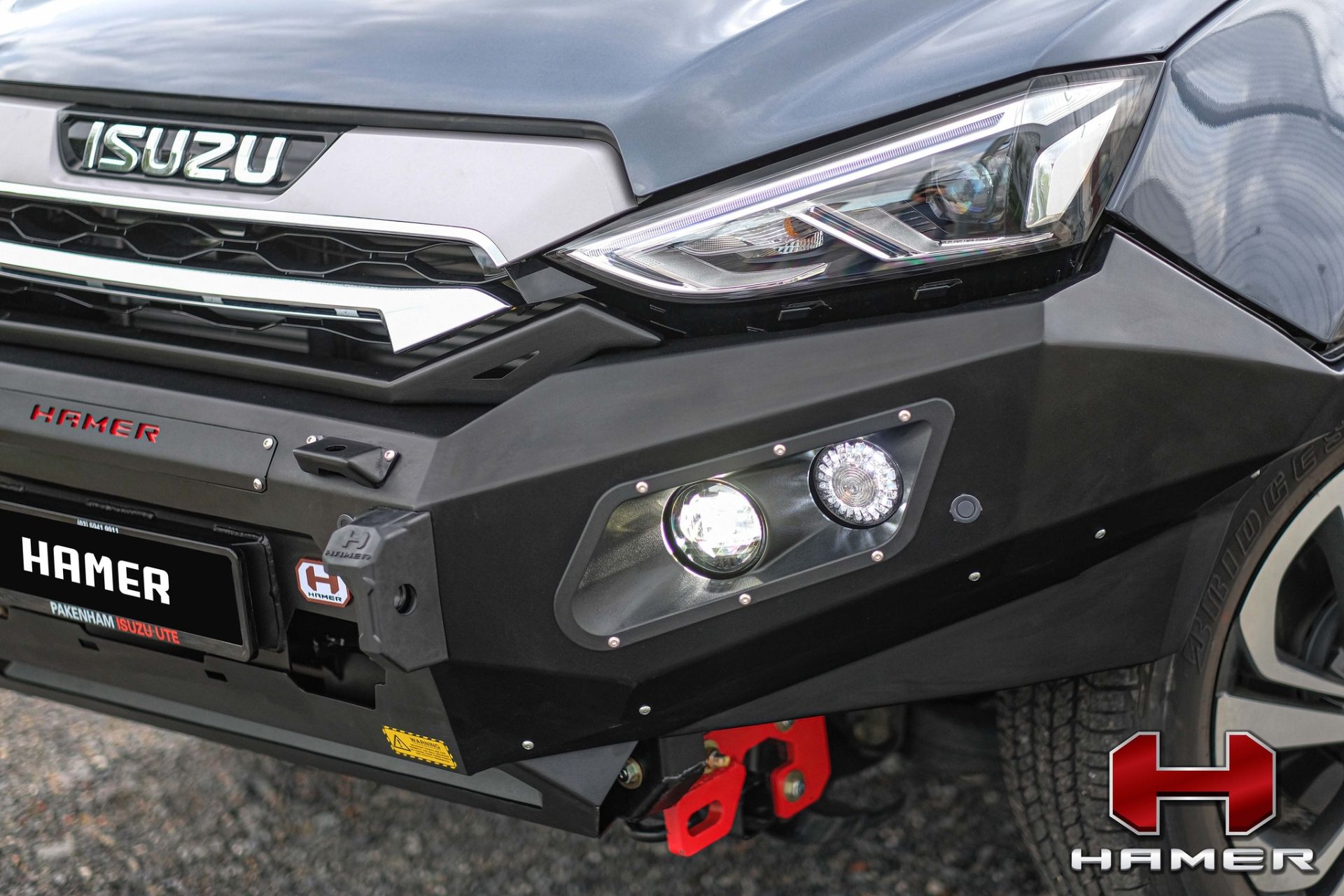 Isuzu MU-X Gains High-Clearance Off-Road Steel Bumper Courtesy Of Hamer4x4