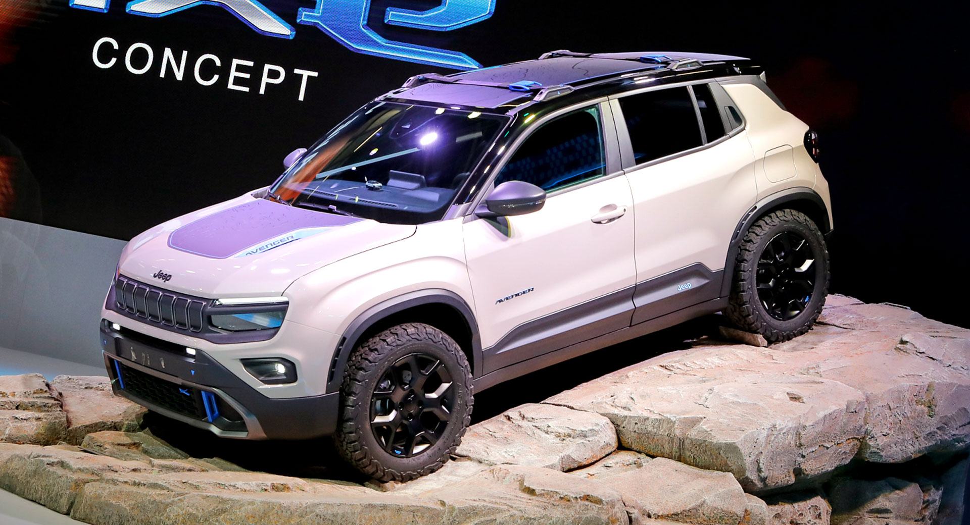 Jeep Avenger 4×4 Is A Chunkier Tough Concept Based On The New Baby EV