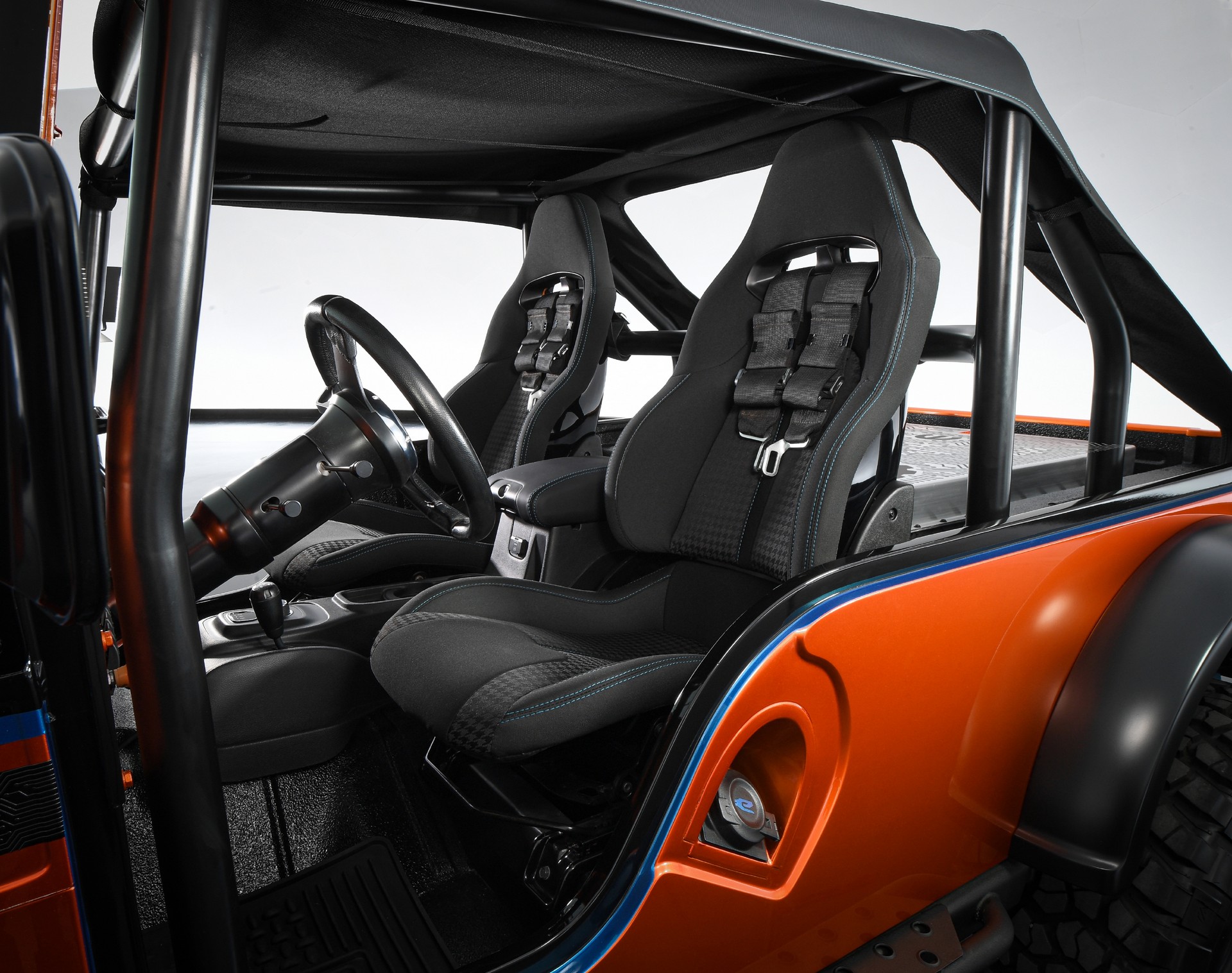 Jeep CJ Surge Concept Debuts As A SEMA Bound Electromod