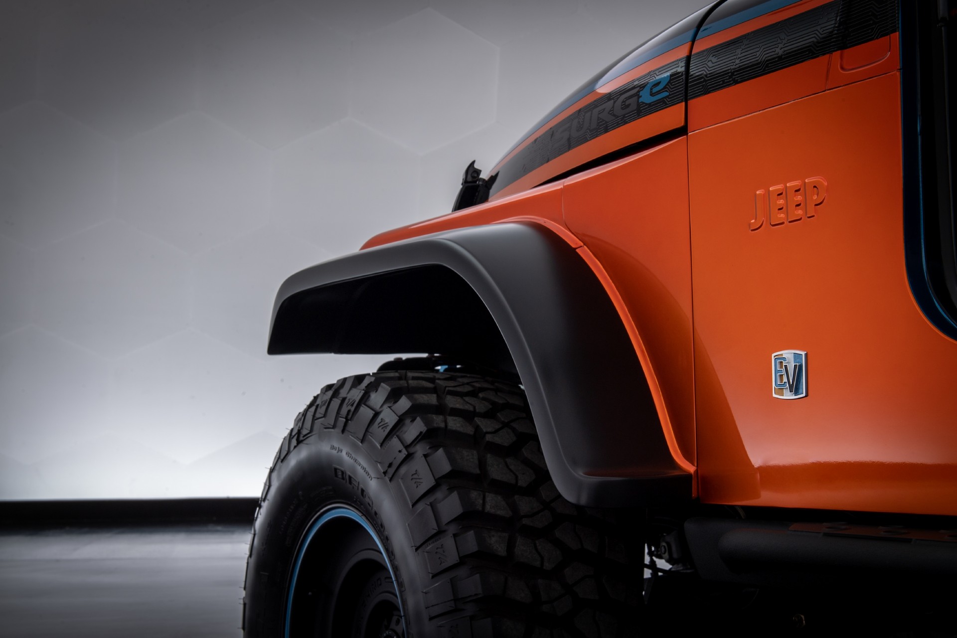 Jeep CJ Surge Concept Debuts As A SEMA Bound Electromod