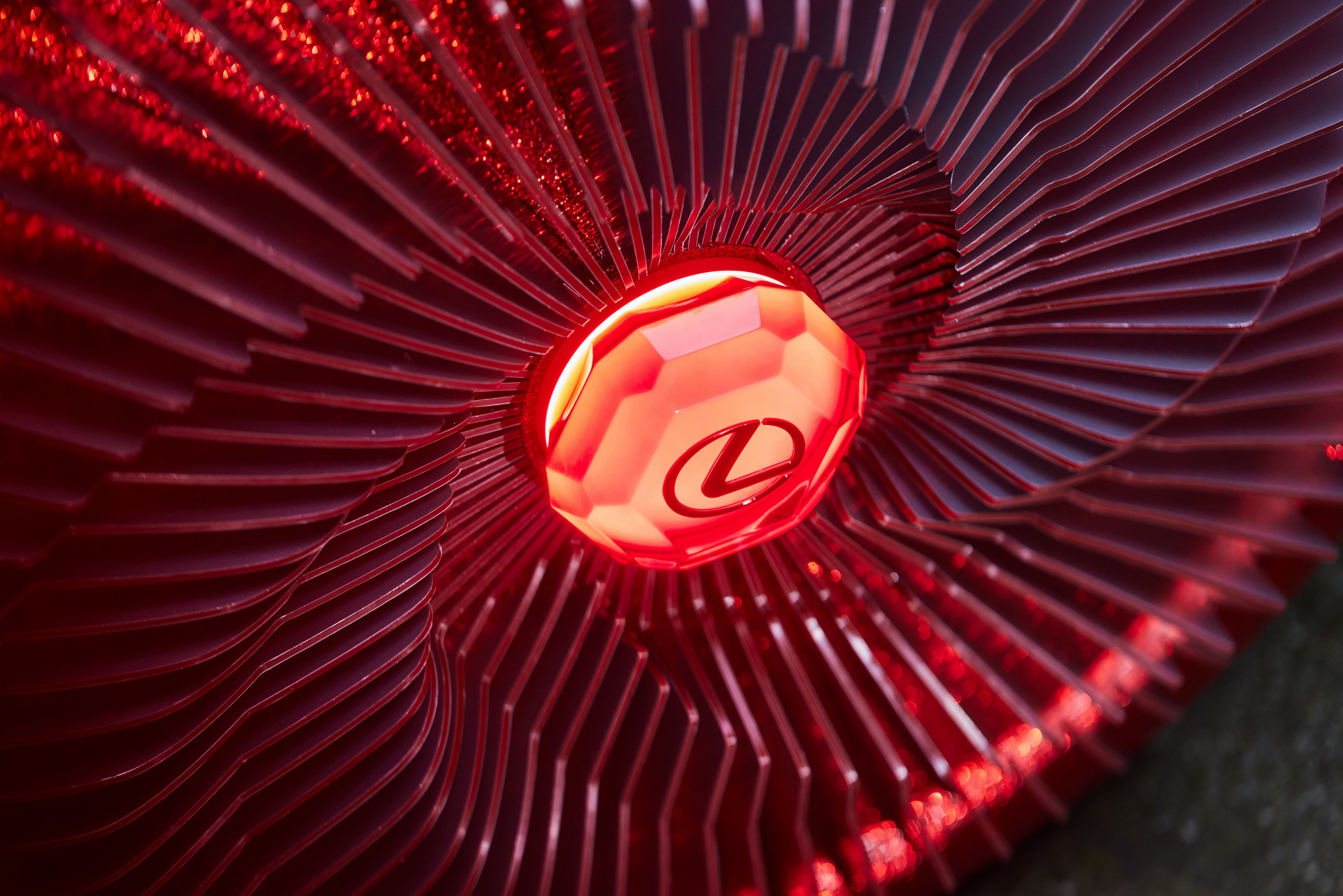 Lexus RX “Ruby Red Rims” Rides On Massive Wheels Created By Fashion Designer Harris Reed