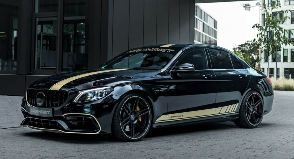 Manhart Says Goodbye To The AMG Biturbo V8 With The C63 CR700 Last Edition
