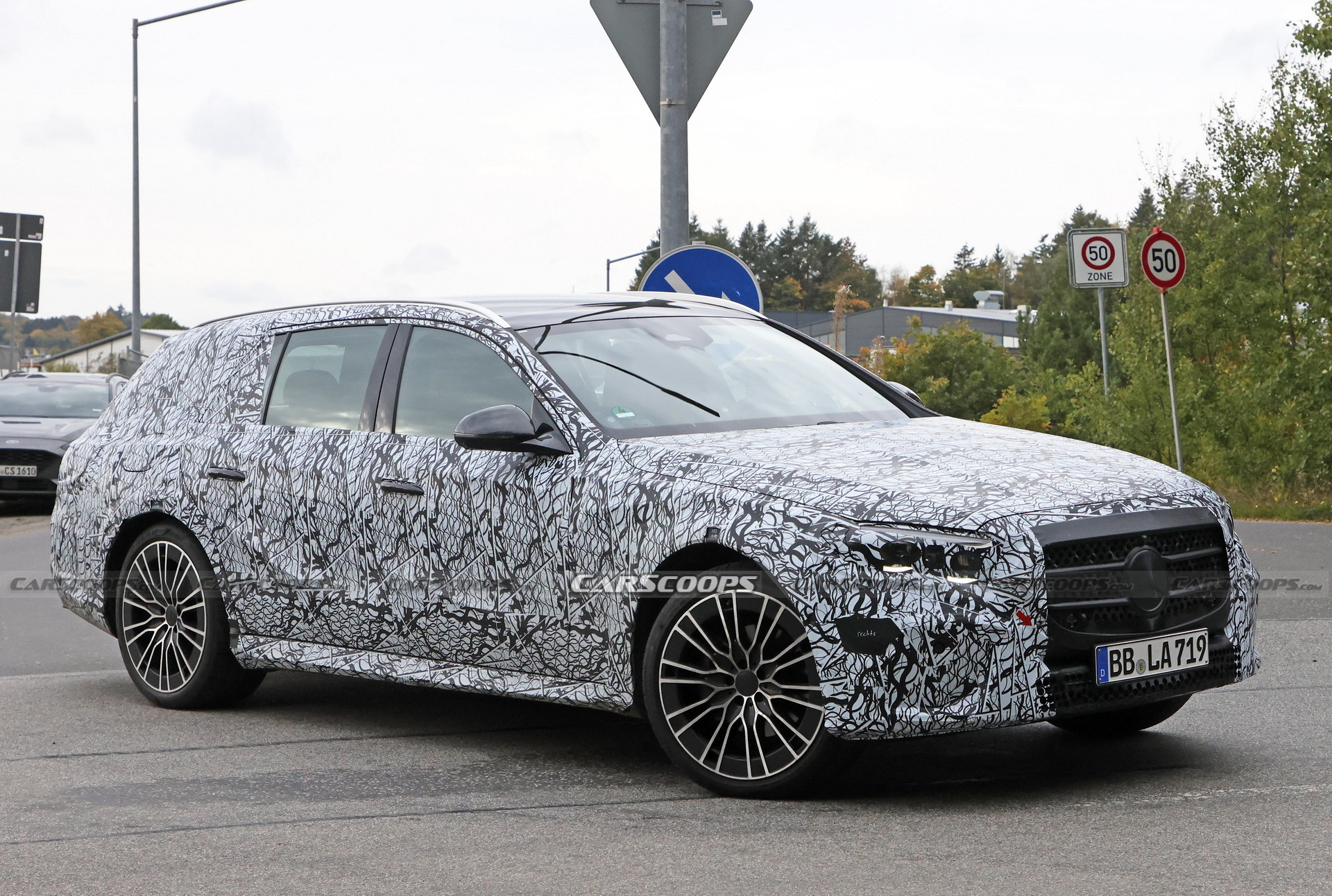 Next-Gen 2024 Mercedes-Benz E-Class Spied In Wagon Form