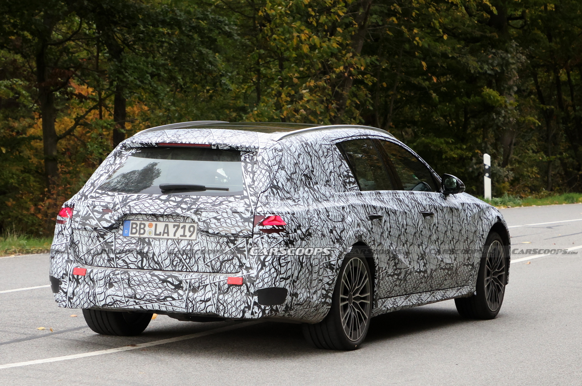 Next-Gen 2024 Mercedes-Benz E-Class Spied In Wagon Form
