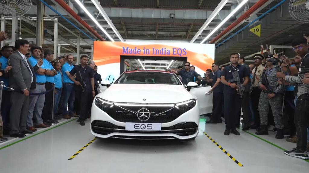 Mercedes-Benz Starts Building EQS 580 In India With 677 KM Of Real-World Range