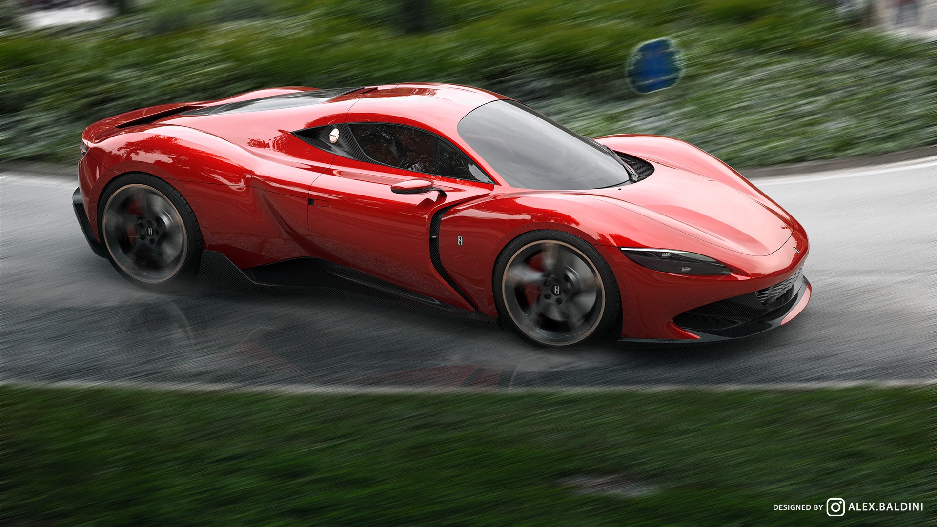 Utterly Gorgeous Milano Vision GT Is The Next Italian V8 Supercar The World Needs