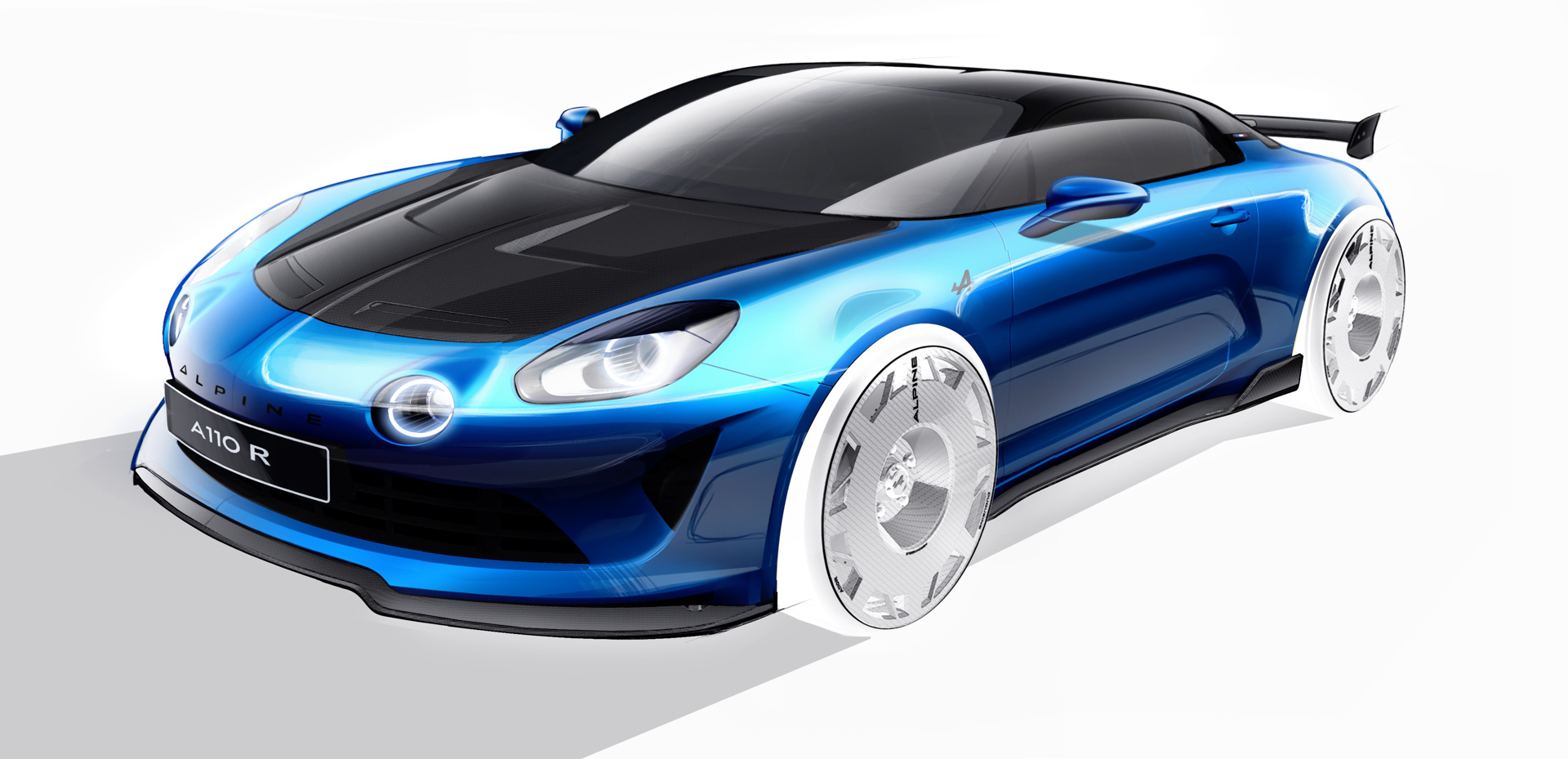 Hardcore Alpine A110 R Shows Off Its Weight Loss In Paris