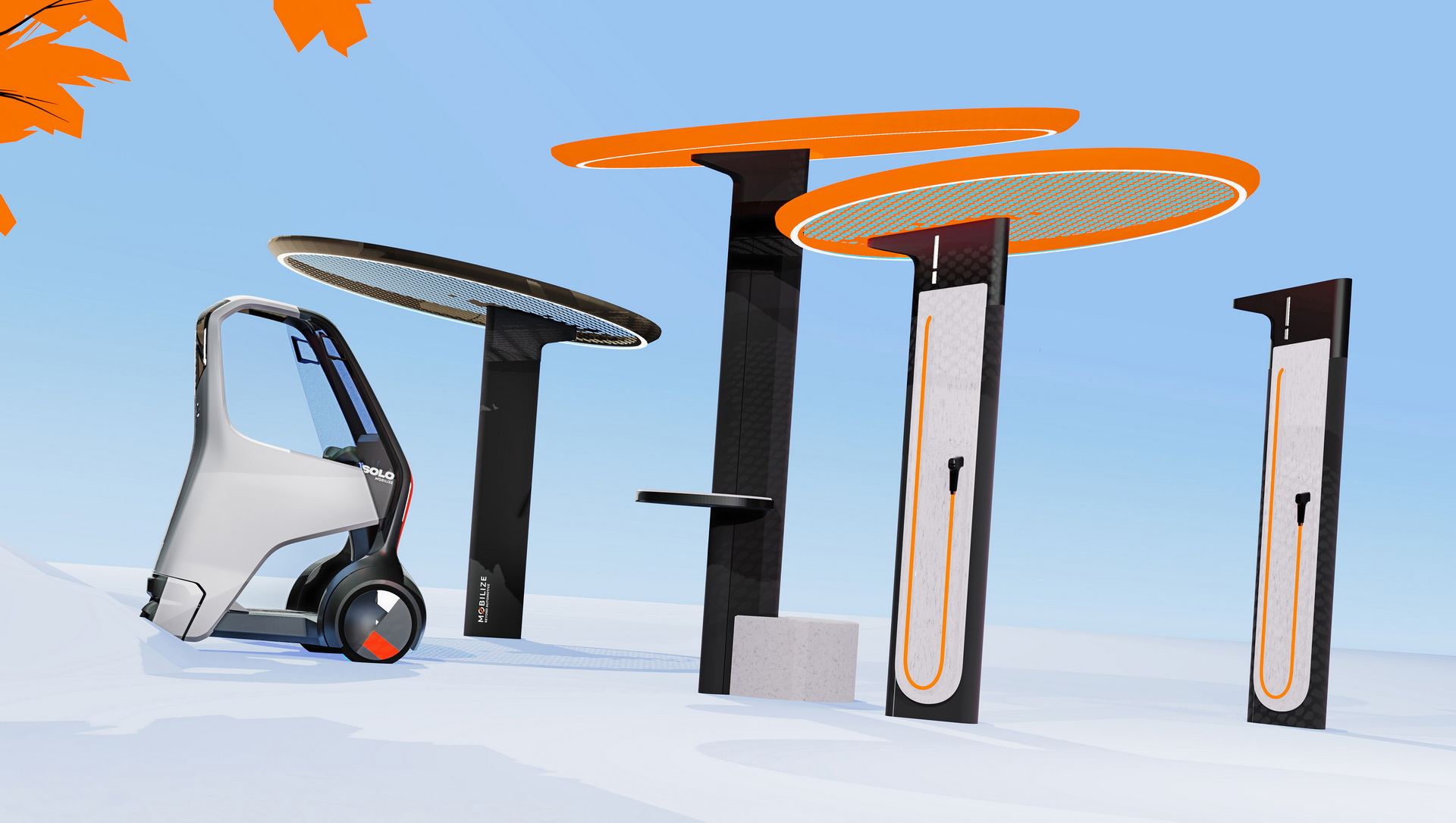 Mobilize Introduces Solo Single-Seater EV Concept And Ileo Moveable Chargers
