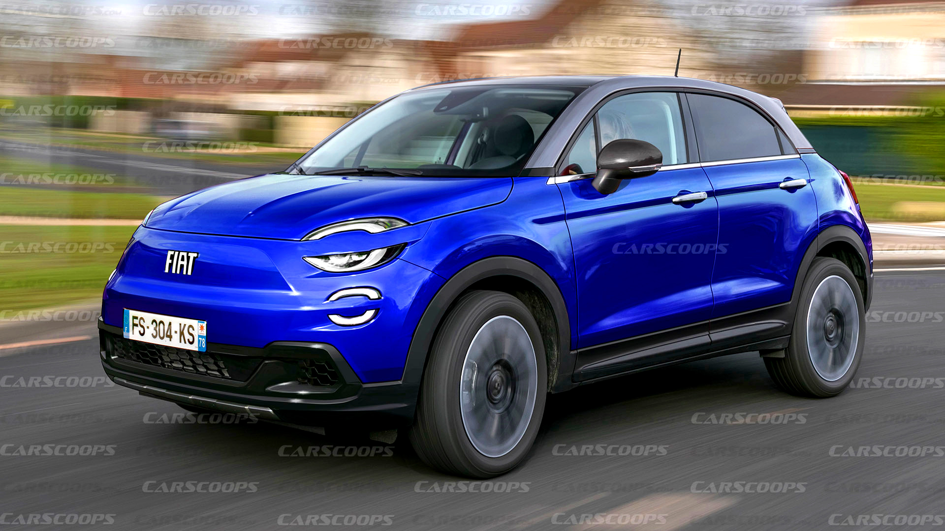 Next Gen Fiat 500X Render Blue 1 1 - Auto Recent