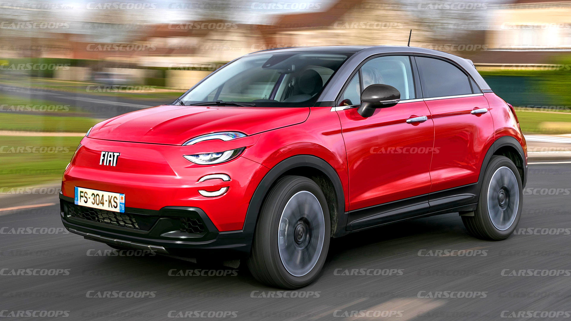 Next Gen Fiat 500X Render RED 1 1 - Auto Recent