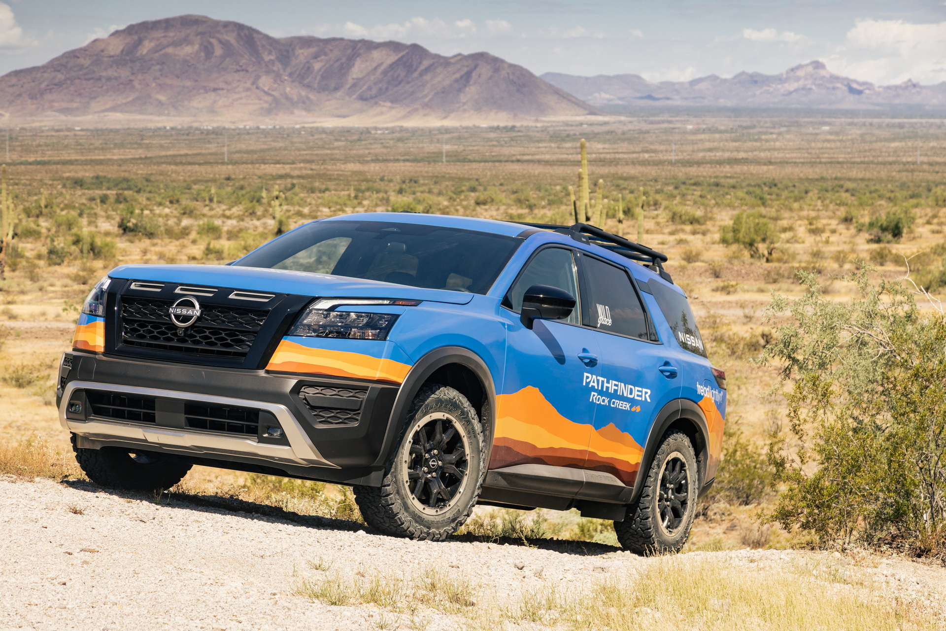 Nissan Pathfinder Rock Creek Enters The Rebelle Rally With Contrasting Livery