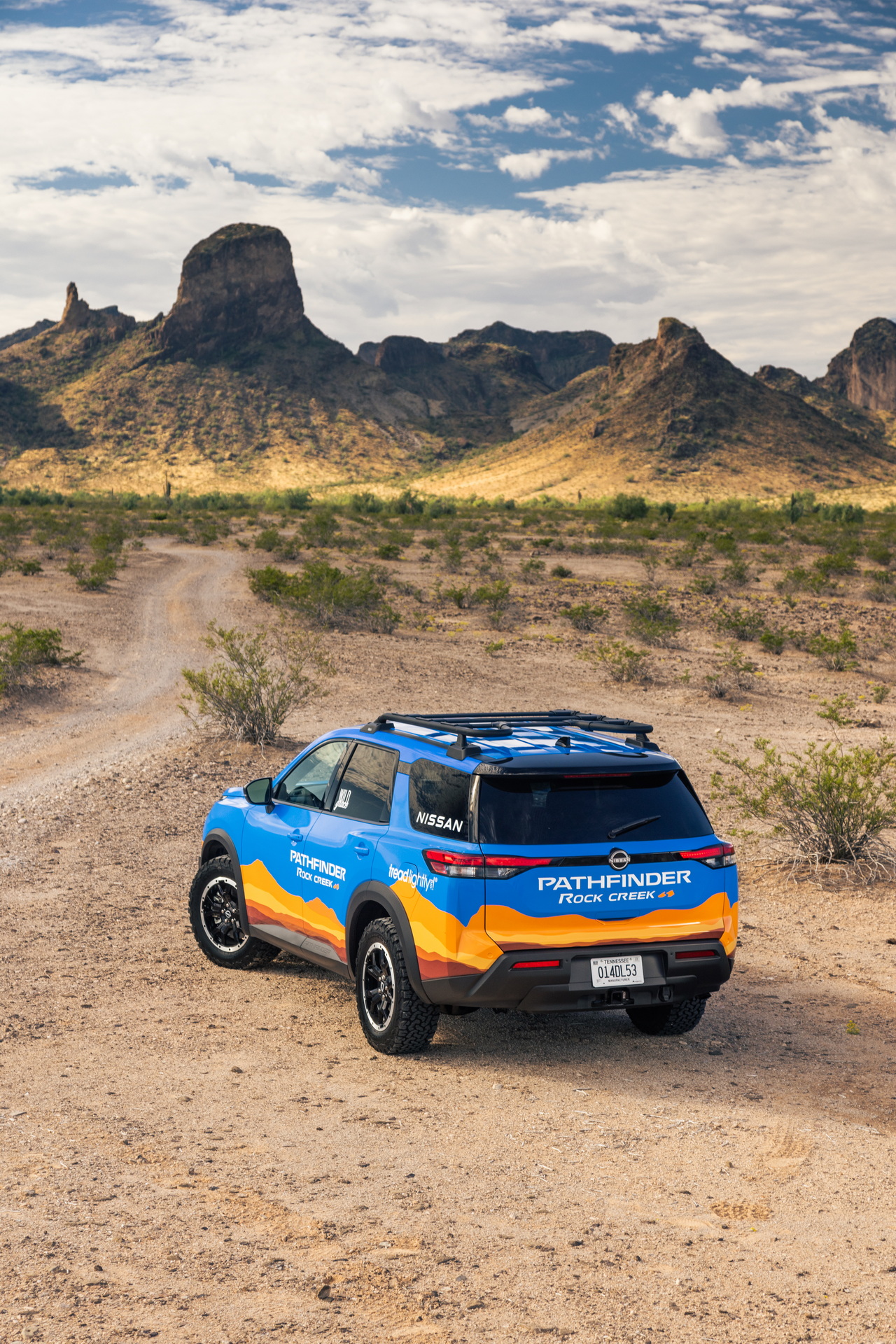 Nissan Pathfinder Rock Creek Enters The Rebelle Rally With Contrasting Livery