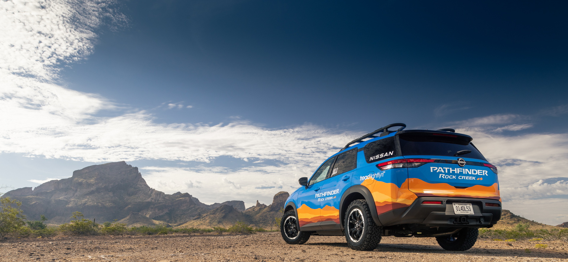 Nissan Pathfinder Rock Creek Enters The Rebelle Rally With Contrasting Livery