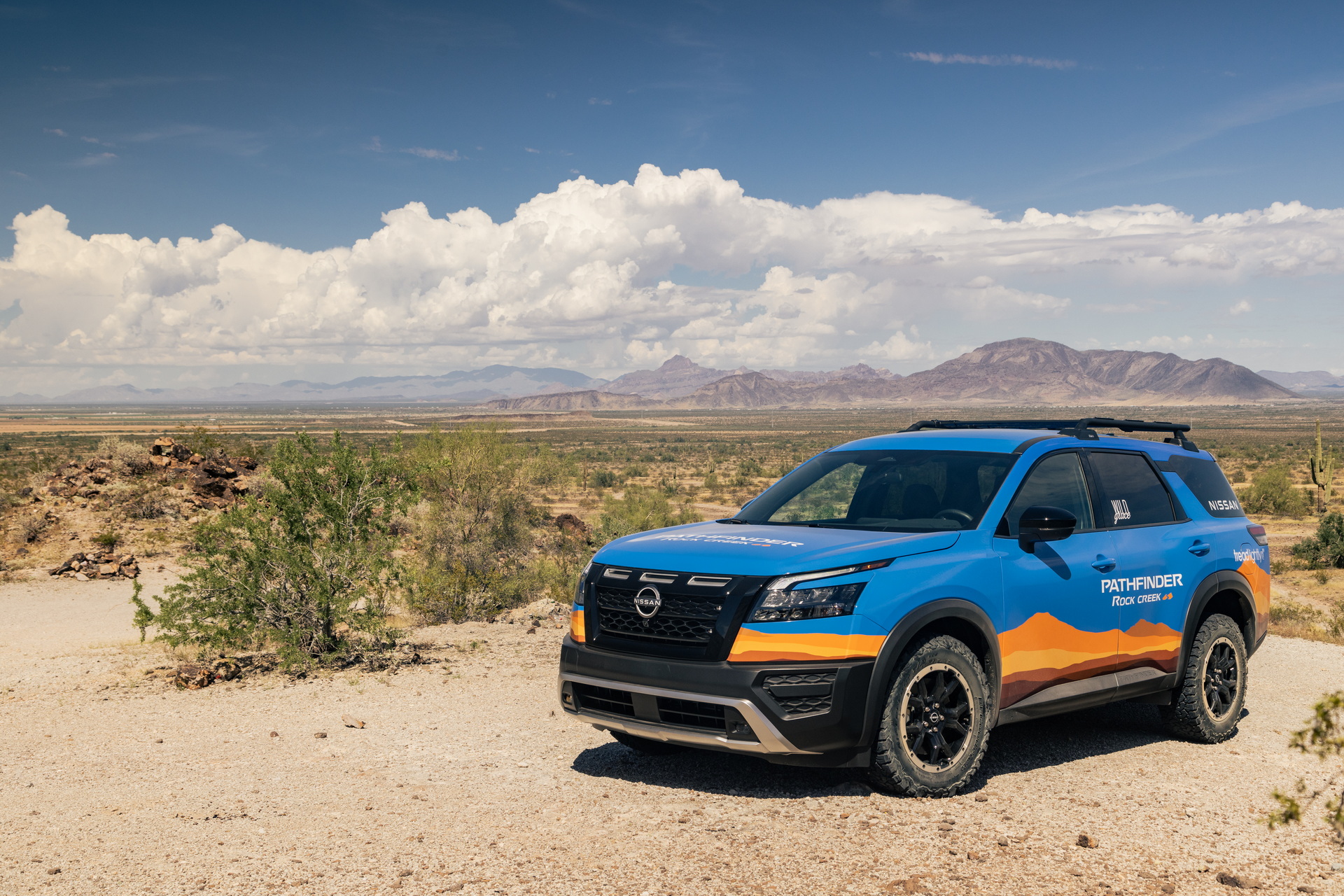 Nissan Pathfinder Rock Creek Enters The Rebelle Rally With Contrasting Livery