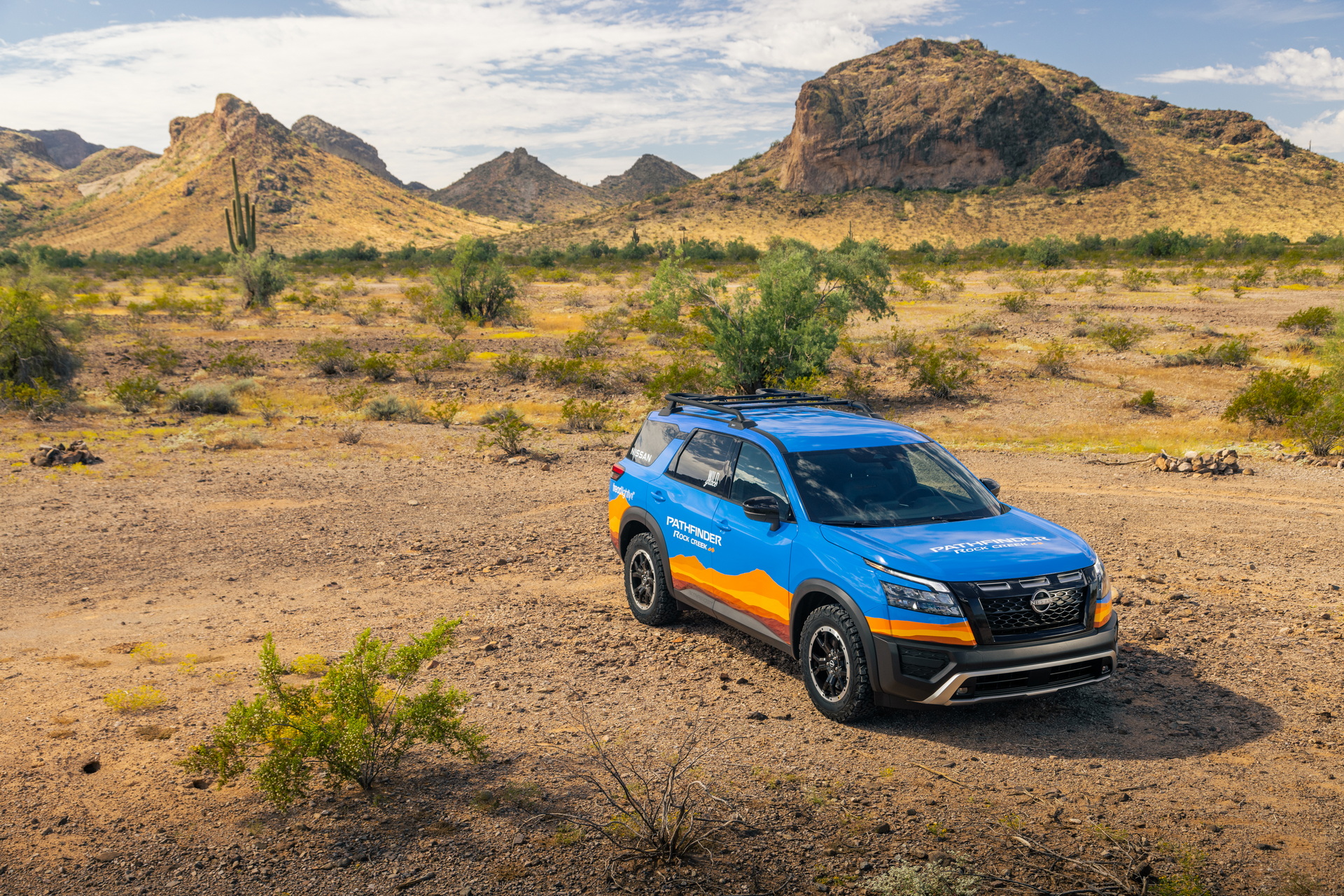 Nissan Pathfinder Rock Creek Enters The Rebelle Rally With Contrasting Livery