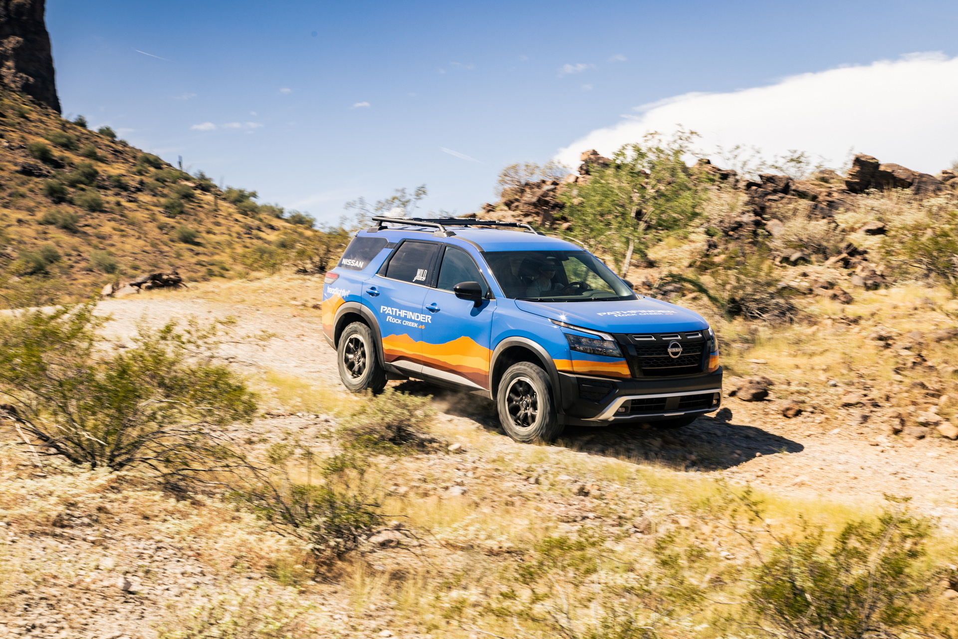 Nissan Pathfinder Rock Creek Enters The Rebelle Rally With Contrasting Livery
