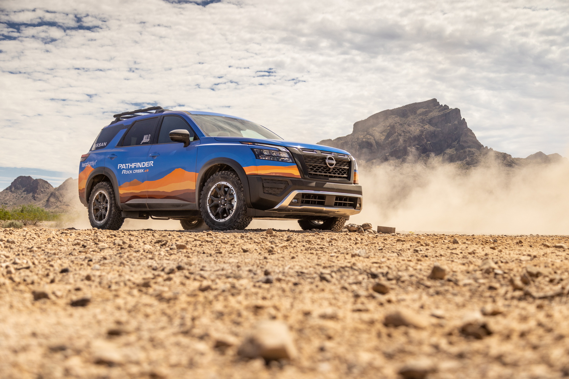 Nissan Pathfinder Rock Creek Enters The Rebelle Rally With Contrasting Livery