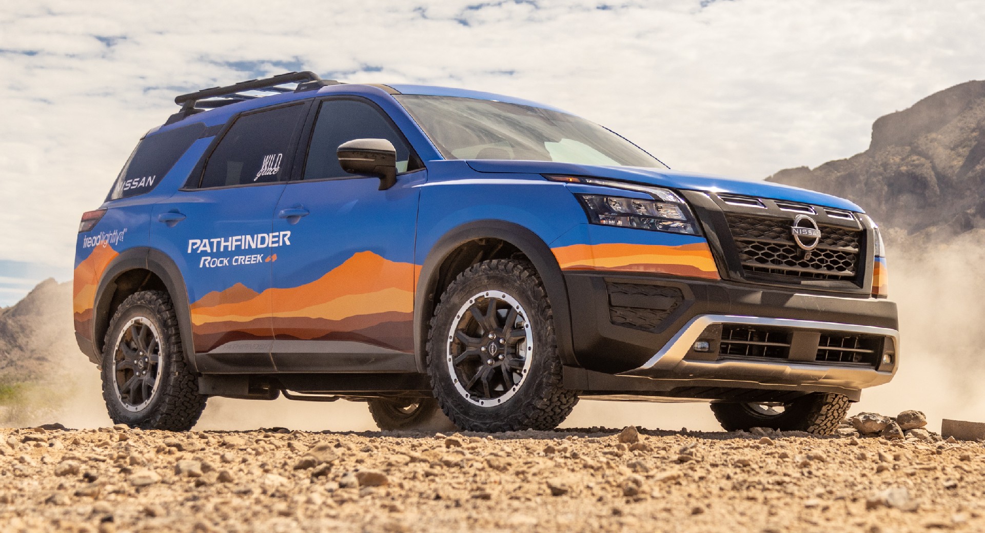 Nissan Pathfinder Rock Creek Enters The Rebelle Rally With Contrasting