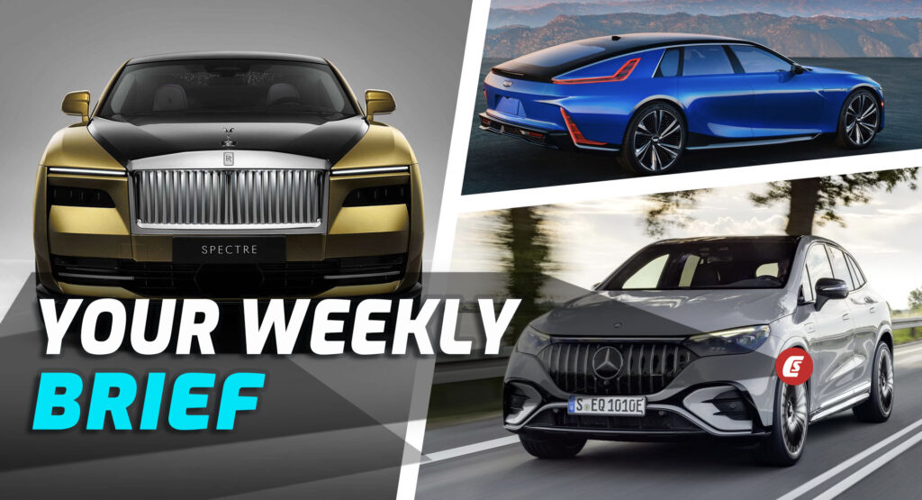  2024 Rolls Royce Spectre, 2024 Cadillac Celestiq, And 2024 Mercedes EQE SUV: Weekly Brief