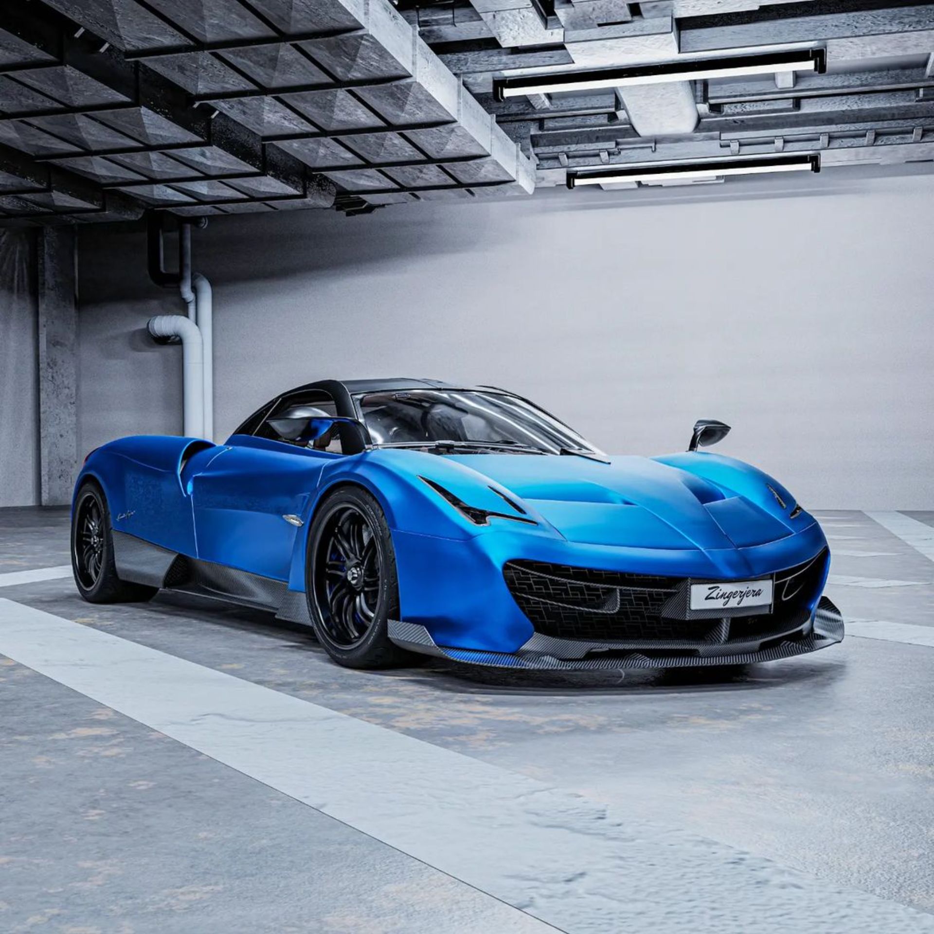 Pagani Zingerjera Is A Facelifted Huayra Created By Independent Designers