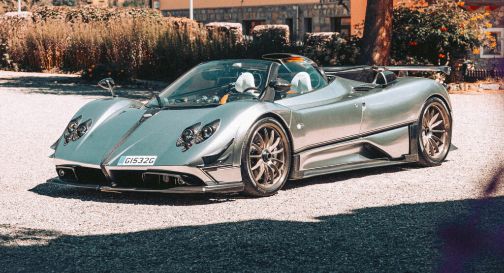  Liquid Silver Pagani Zonda 760 Roadster Is One Of The Very Finest