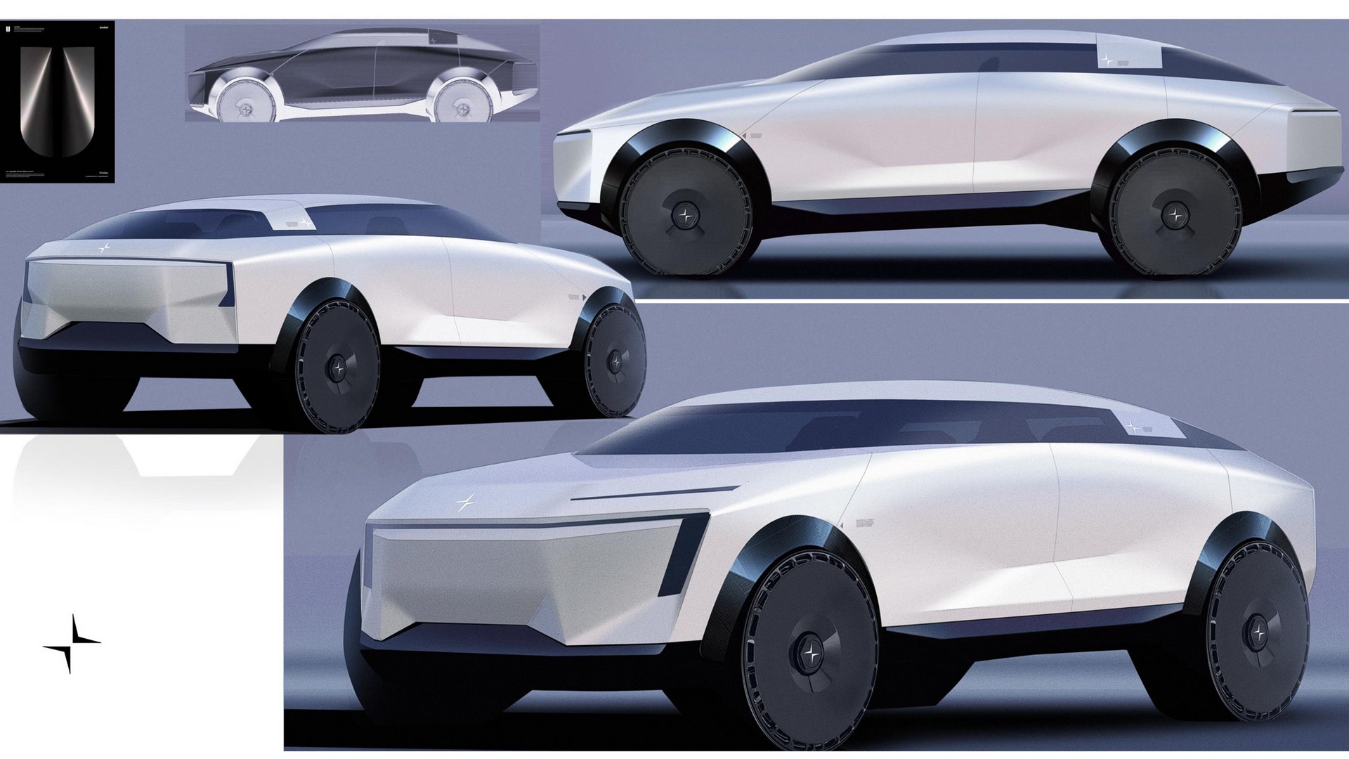 Unofficial Polestar S-E Crossover Coupe Study Would Make For A Pugnacious Flagship