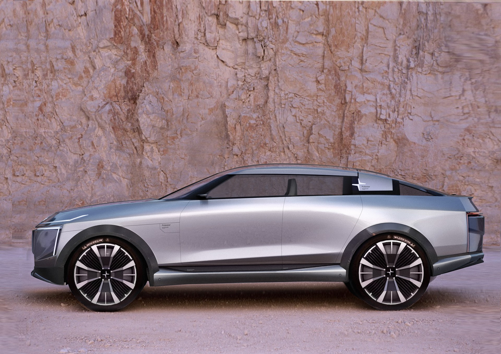 Unofficial Polestar S-E Crossover Coupe Study Would Make For A Pugnacious Flagship