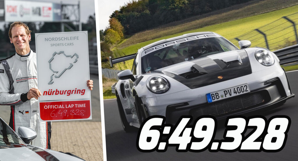  2023 Porsche 911 GT3 RS Laps Nürburgring In 6 Min 49, Beating GT3 By Over 10 Seconds