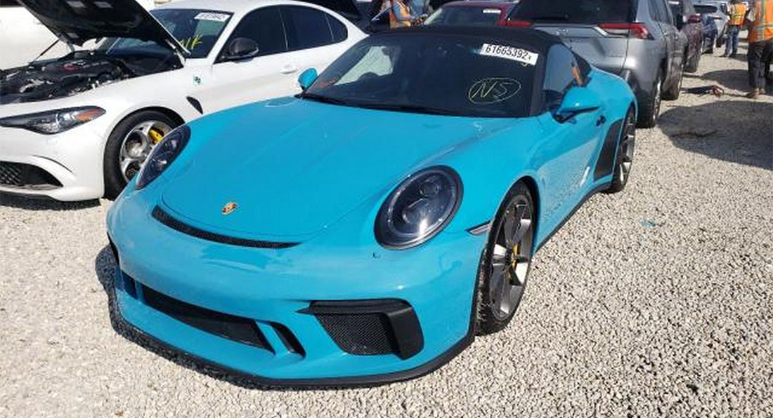 Cette superbe Porsche 911 Speedster a été détruite par l’ouragan Ian