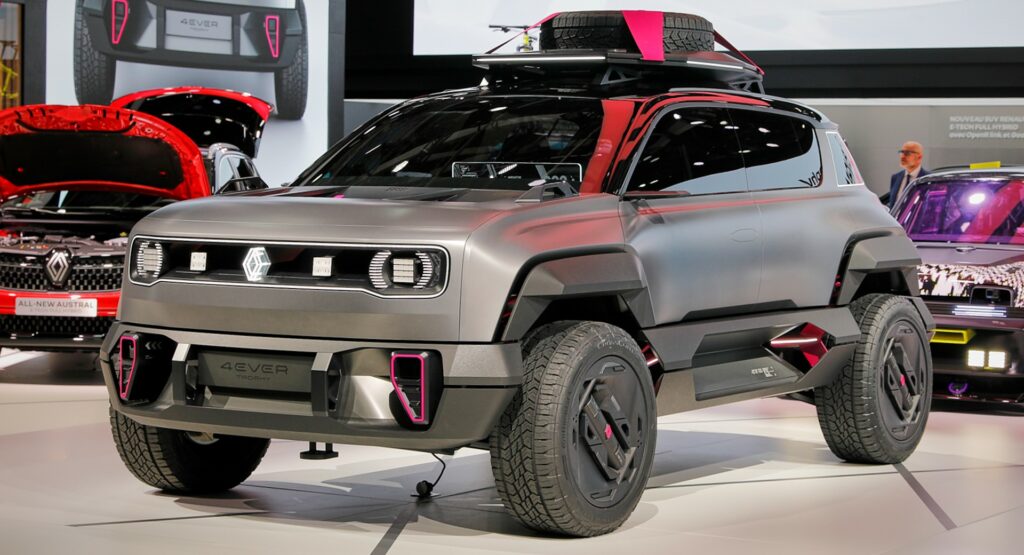 Renault 4Ever Trophy Concept Previews Retro-Flavored Electric B-SUV With Rugged Looks