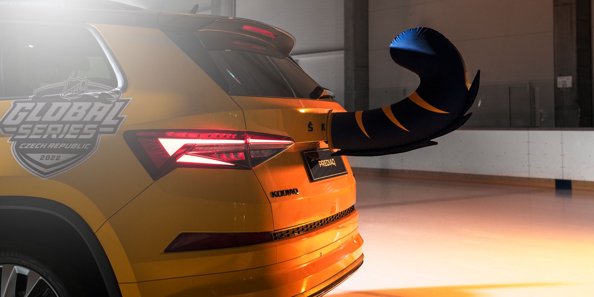 Skoda’s Sharyaq And Prediaq Are NHL Team Mascots Complete With Fins, Teeth And Wiggling Tails