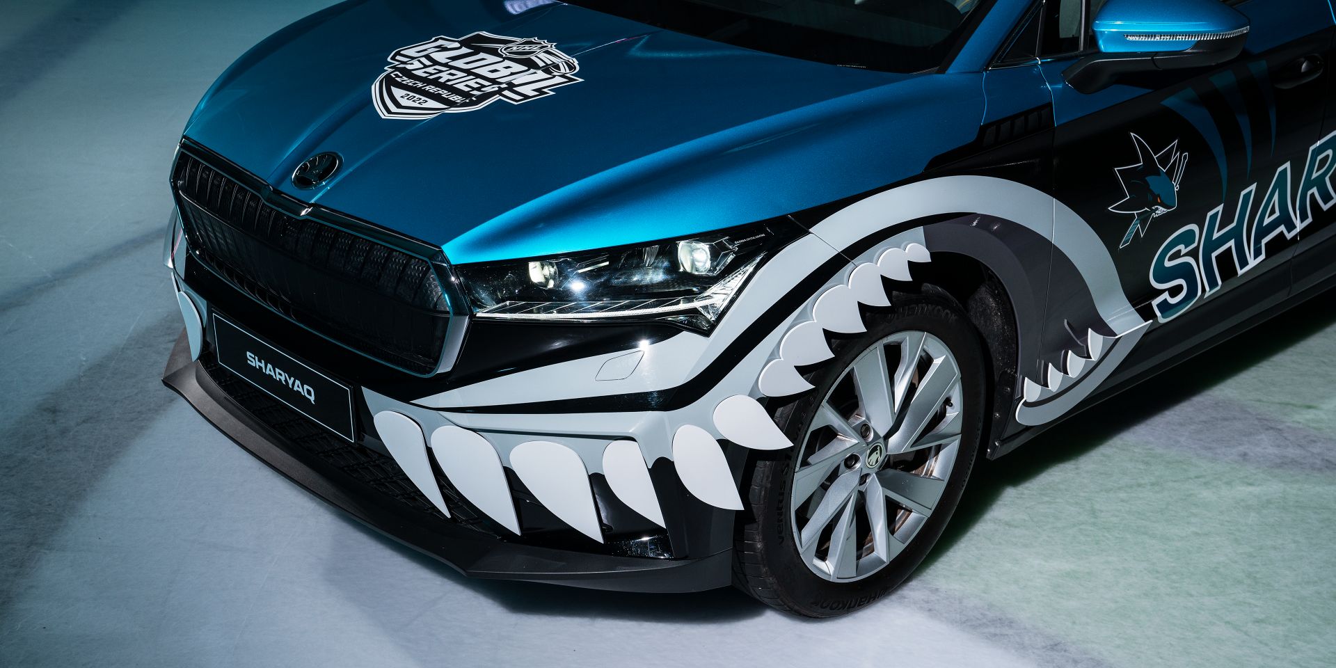 Skoda’s Sharyaq And Prediaq Are NHL Team Mascots Complete With Fins, Teeth And Wiggling Tails