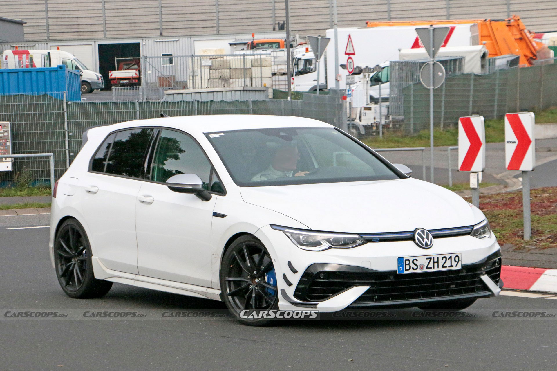 Mysterious VW Golf R Spotted With Canards, Is A High-Performance Variant In The Works?
