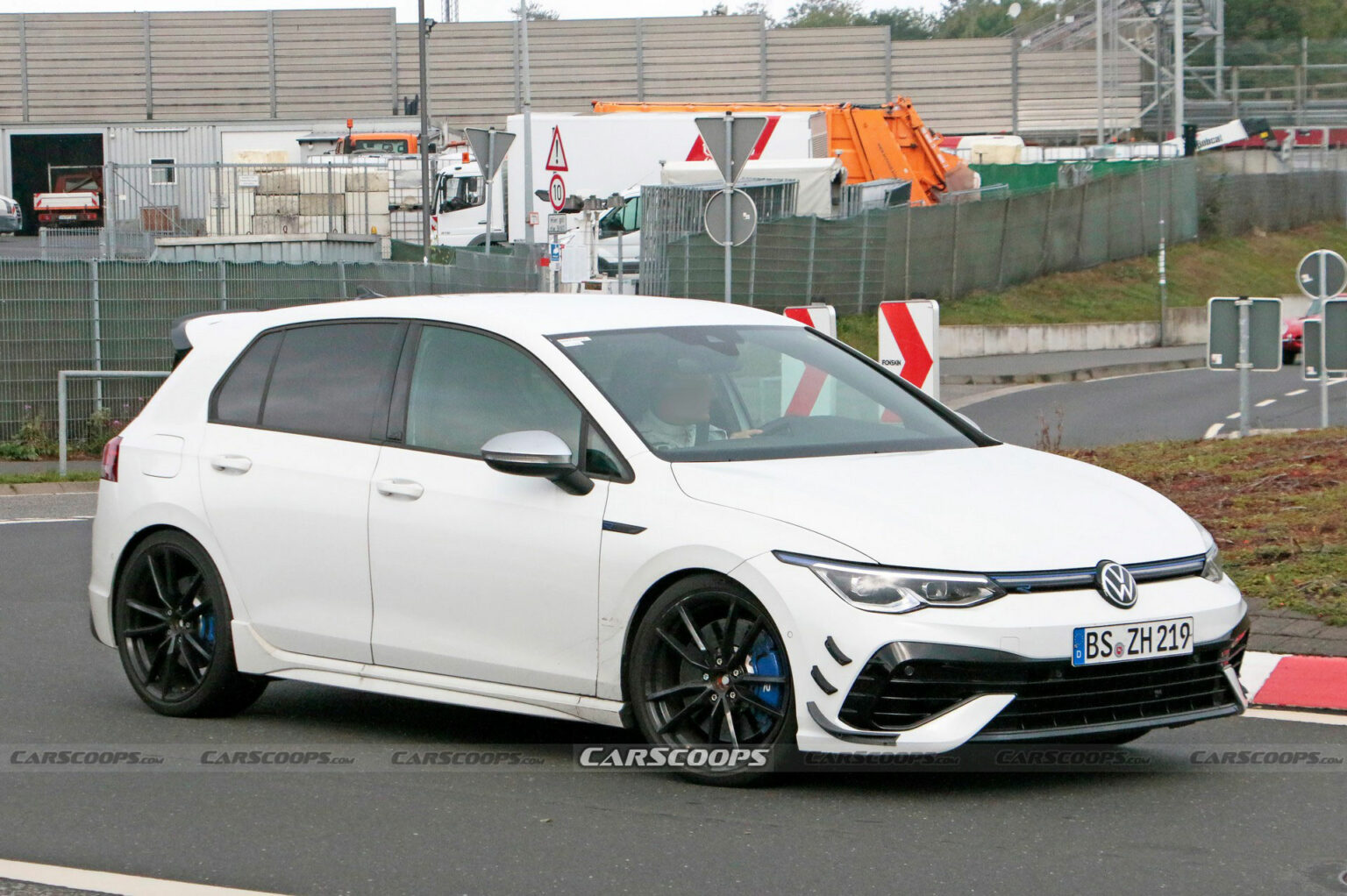 Mysterious VW Golf R Spotted With Canards, Is A High-Performance ...