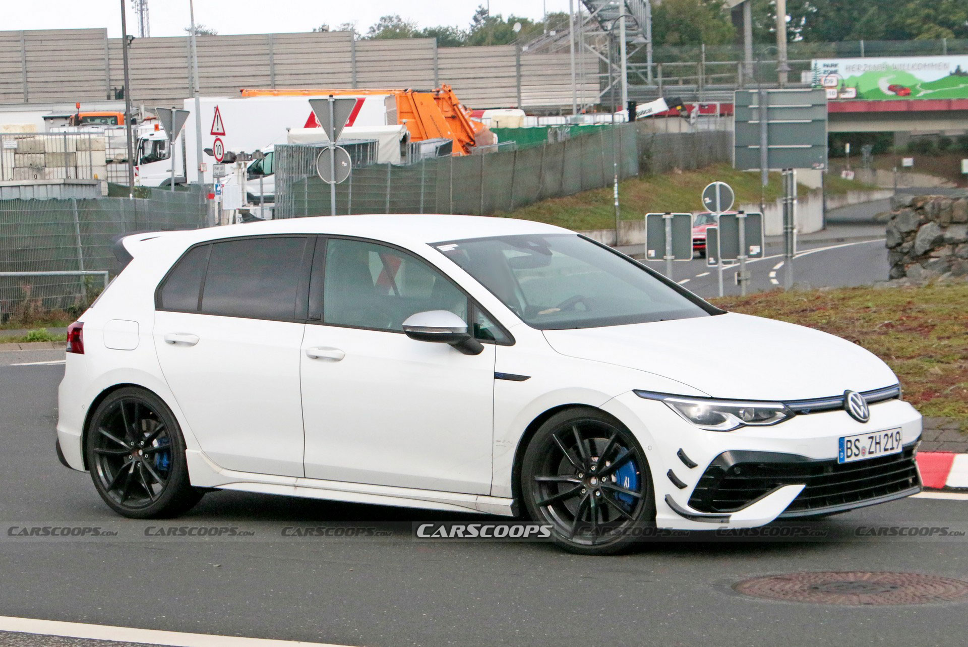 Mysterious VW Golf R Spotted With Canards, Is A High-Performance Variant In The Works?