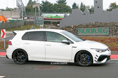 Mysterious VW Golf R Spotted With Canards, Is A High-Performance ...