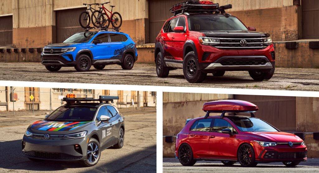 VW Goes To 2022 SEMA With Basecamp SUVs, GTI, ID.4s, And A Forgotten WRC Concept